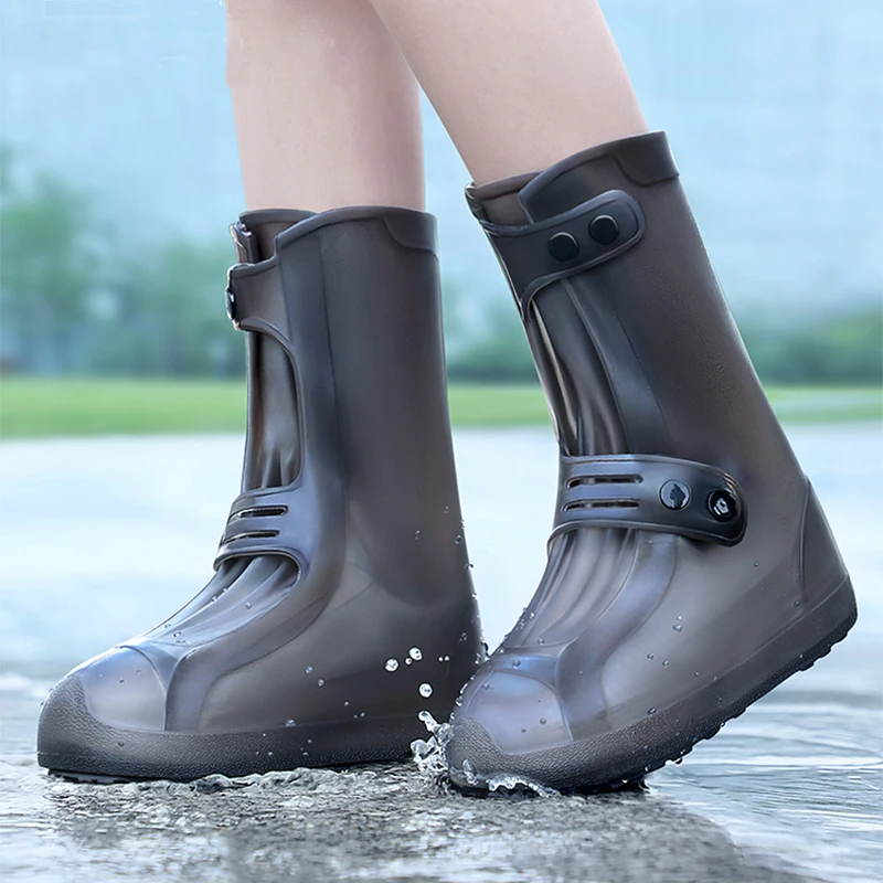 Women Shoes Xxl - Couvre-chaussures de pluie imperméable et antidérapant,