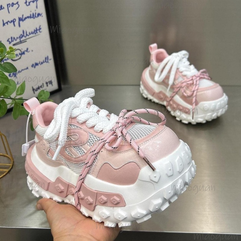 Women Shoes Store - Baskets Chunky à Plateforme pour Femme,
