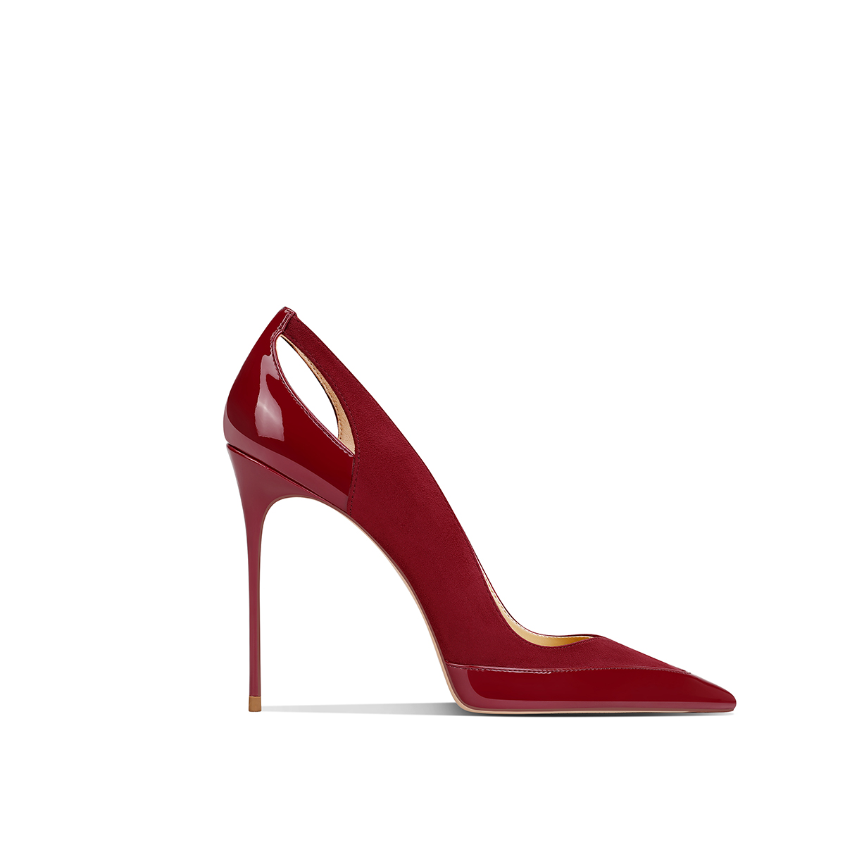 Women'S Shoes To Buy - Nouveau cuir verni noir patchwork talons