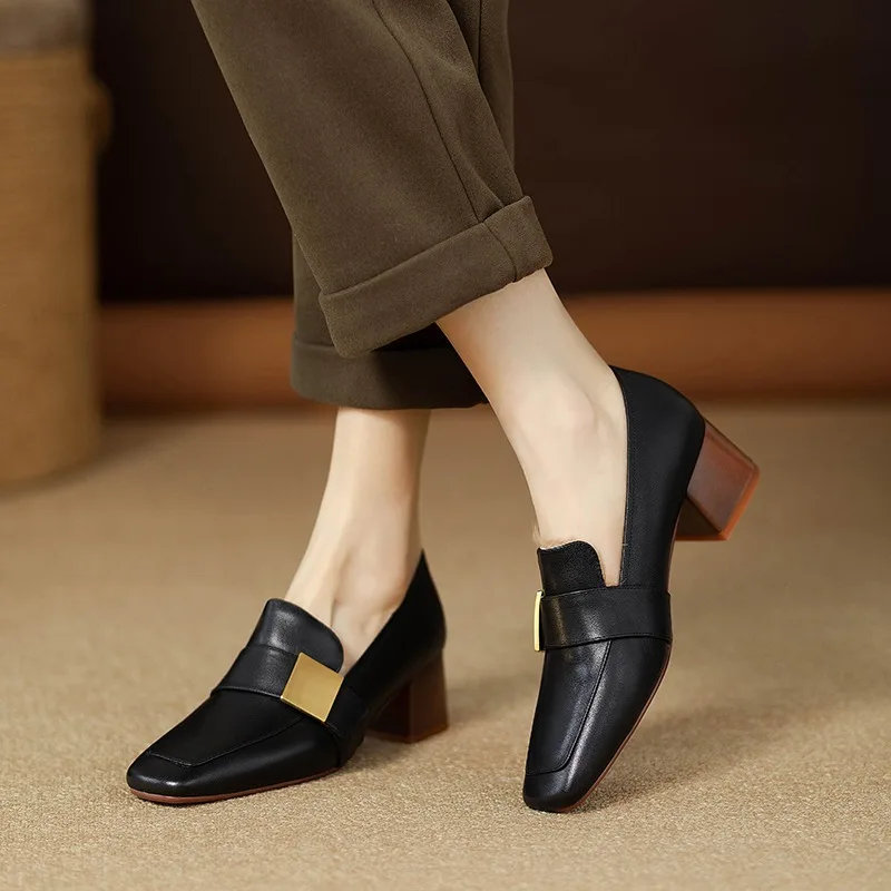 Women Shoes Jeans - Escarpins en cuir pour femmes, chaussures