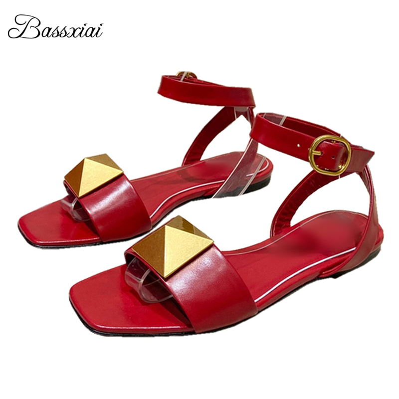 Women'S Shoes Big Feet - Sandales à gros rivets pour filles
