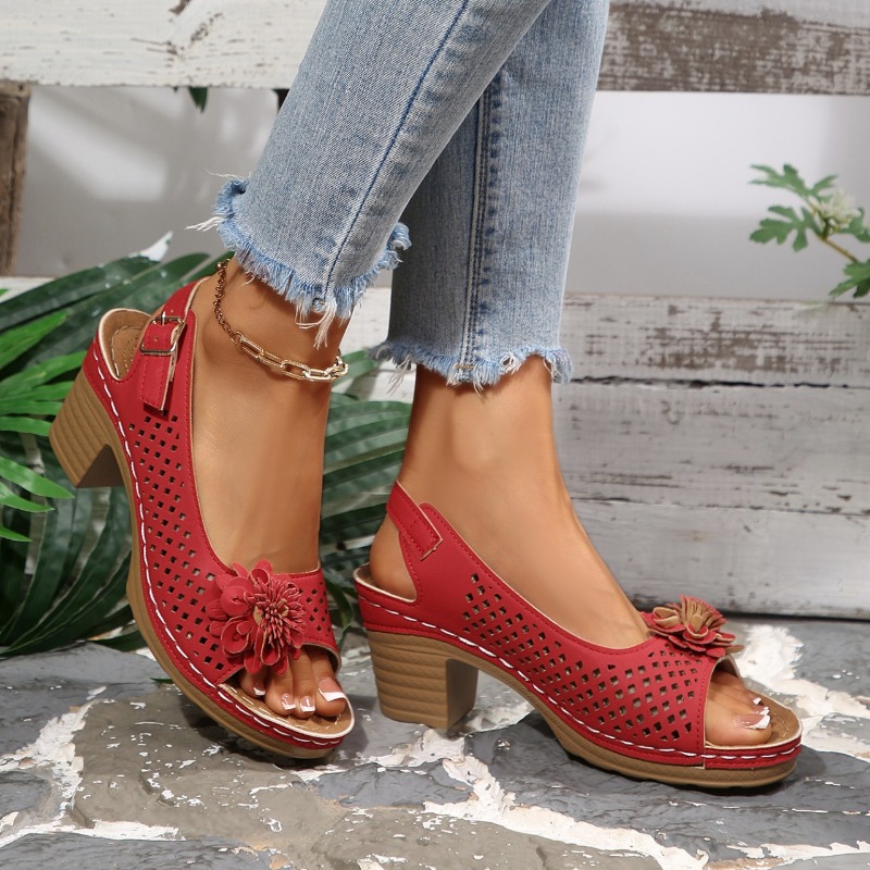 Sandales à talons épais pour f - Women'S Shoes Quality avis et prix