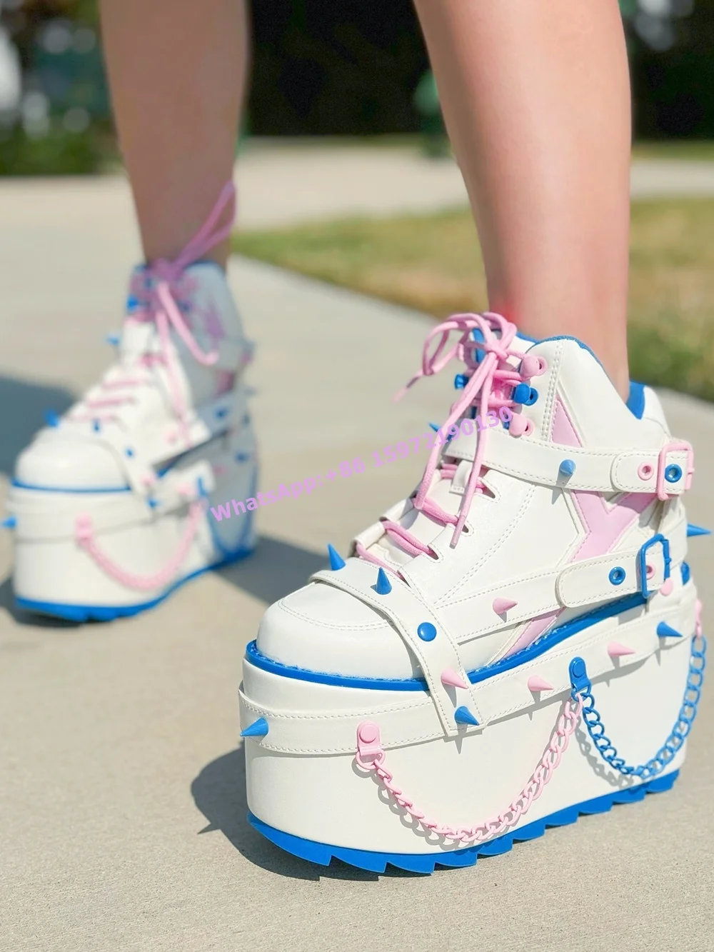 Bottes Chauve-Souris à Lacets  - Women Shoes Size Chart avis et prix