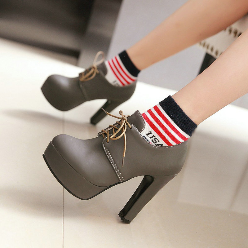 Bout rond marron noir gris à l - Women'S Shoes Big Feet avis et prix
