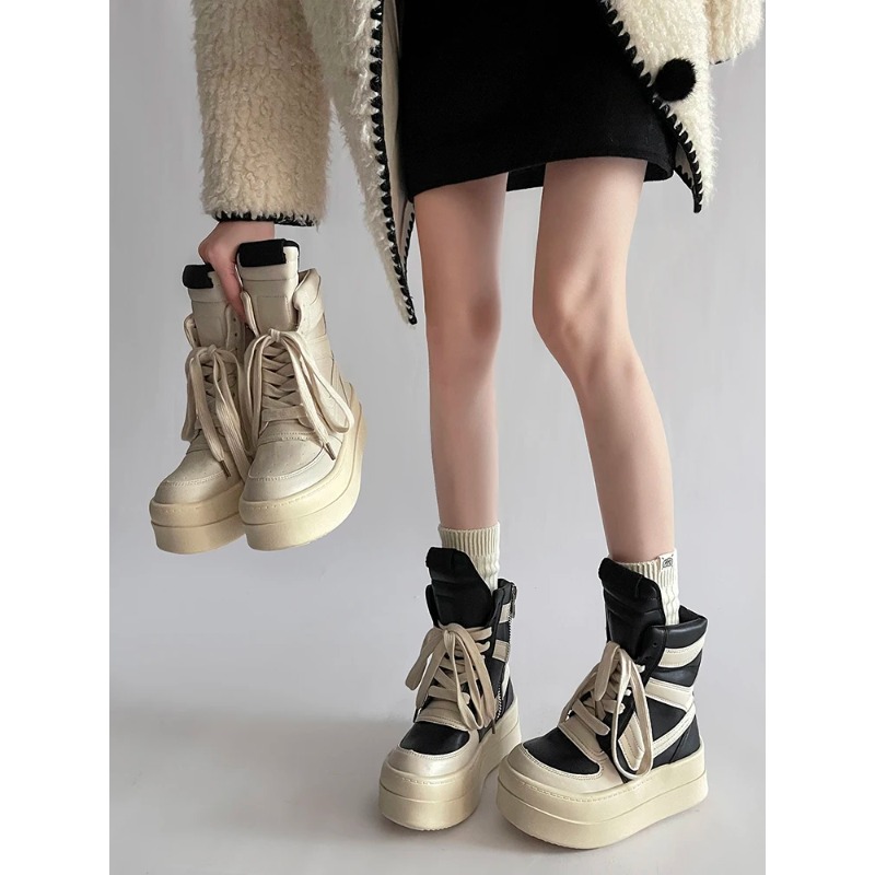 Bottes à semelle épaisse et mo - Women Shoes Size Chart avis et prix