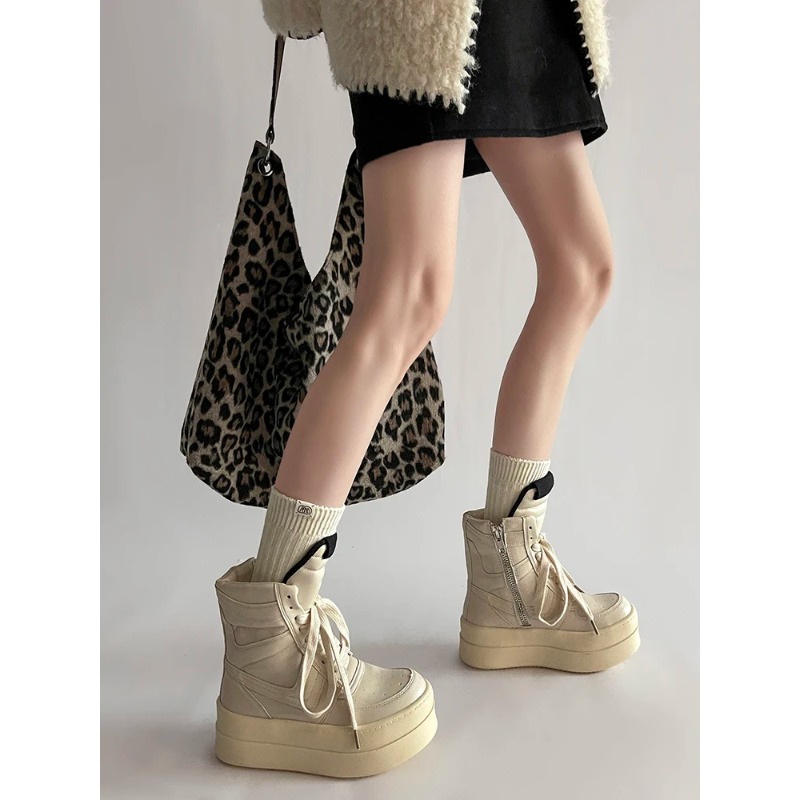 Bottes à semelle épaisse et mo - Women Shoes Size Chart avis et prix