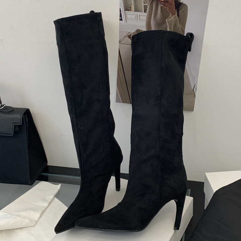 Rue Punk hiver Vintage bout po - High Knee Heel Boots avis et prix