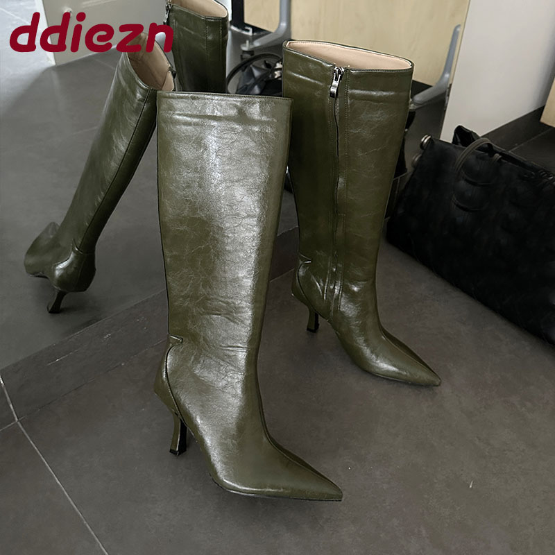 Mode bout pointu dames genou b - Women'S Shoes Big Feet avis et prix