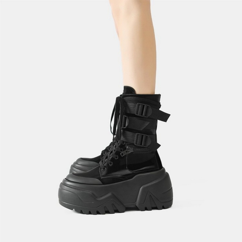 Bottes de moto à plateforme ép - Women Shoes Size Chart avis et prix