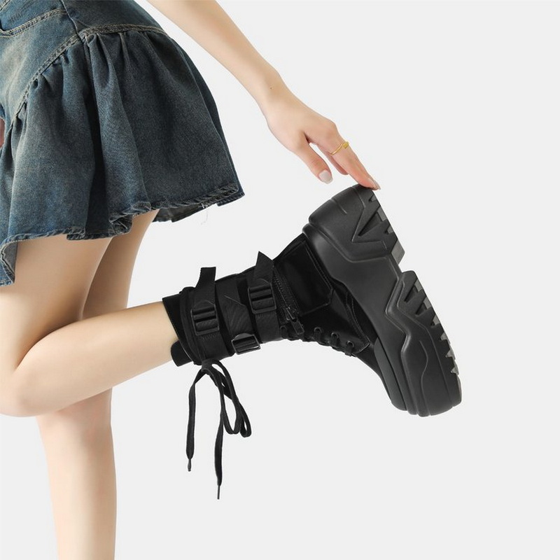 Bottes de moto à plateforme ép - Women Shoes Size Chart avis et prix