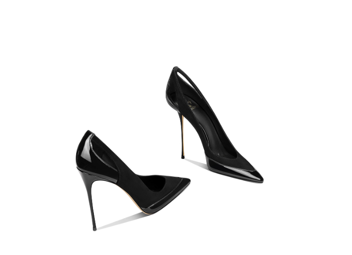 Nouveau cuir verni noir patchw - Women'S Shoes To Buy avis et prix
