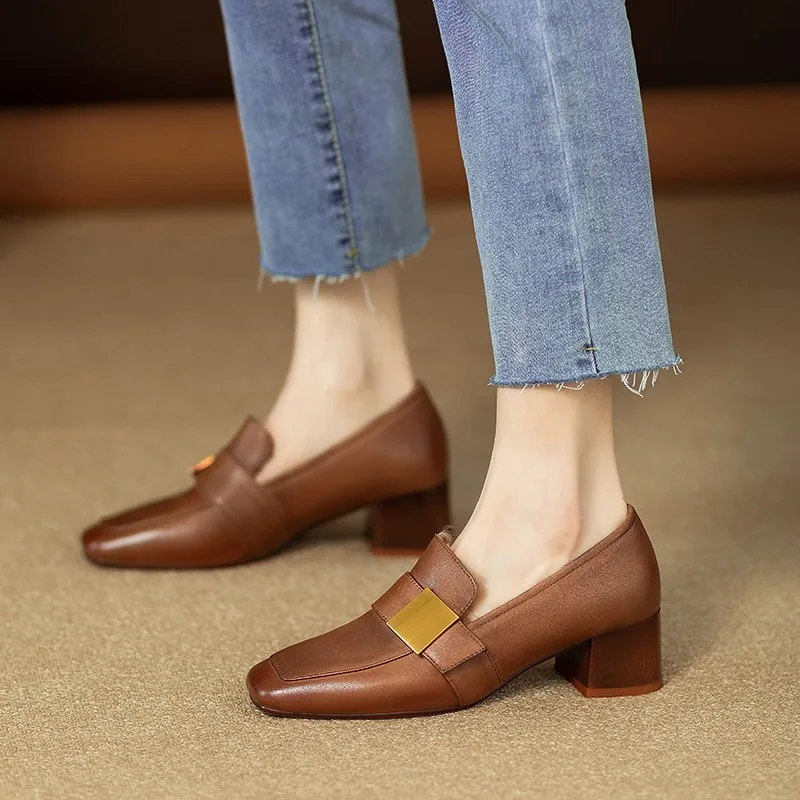 Escarpins en cuir pour femmes, - Women Shoes Jeans avis et prix