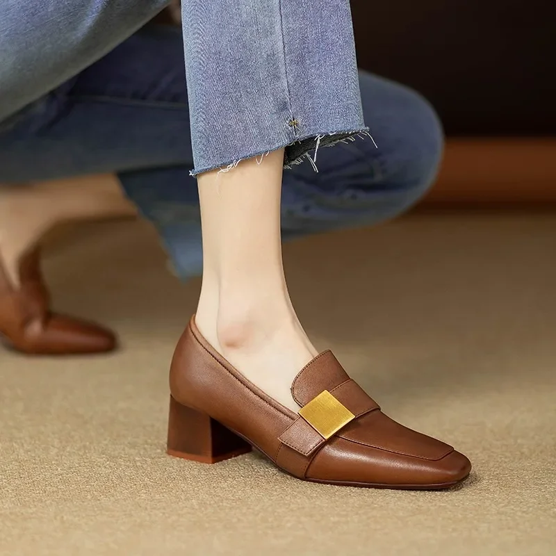 Escarpins en cuir pour femmes, - Women Shoes Jeans avis et prix
