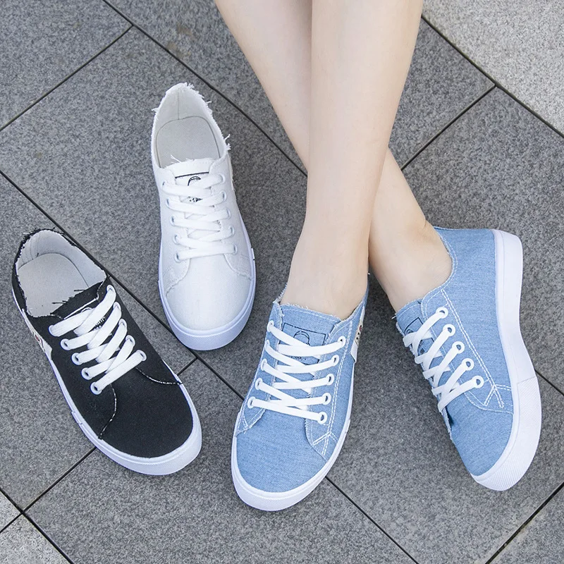 Baskets basses en toile pour f - Women Shoes Store avis et prix