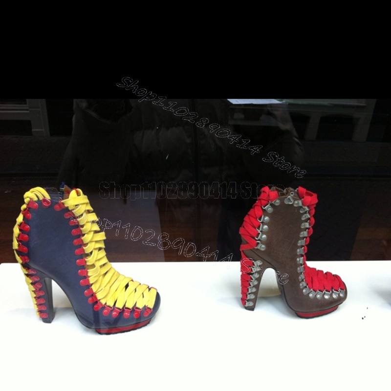 Nouvelles Bottines à Lacets Ja - Women'S Shoes Navy Blue avis et prix