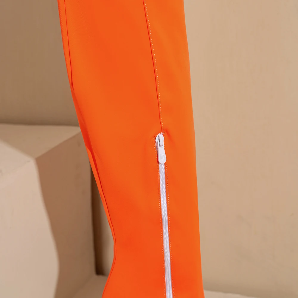Nouveau hiver Glamour Orange j - Women'S Shoes Big Feet avis et prix