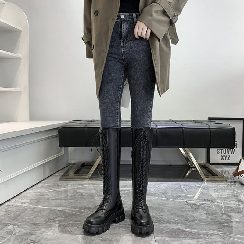 Bottes hautes pour femmes à la - High Knee Heel Boots avis et prix